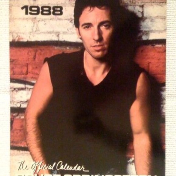 Office The Official Calendar Of Bruce Springsteen 1988 Poshmark